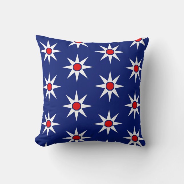 Pillow Cushion lycklig, positiv Magic Sol Mönster Kudde (Framsida)