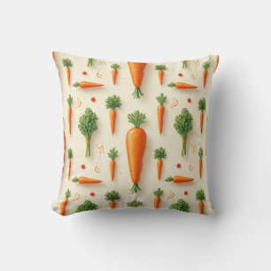 Pillow cushion med morot mönster kudde