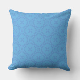 Pillow Cushion Welsh Tapestry Mönster Blue på Blue Kudde