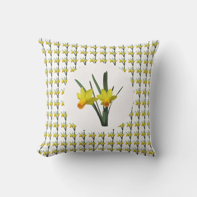 Pillow - Daffodil Blooms Kudde (Framsida)