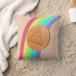 Pillow Dalgona Många Triangle - Side View Kudde