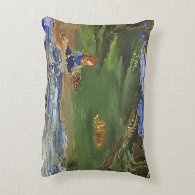 Pillow Day in the Park/Sarr Prydnadskudde (Baksidan(Vertikal))