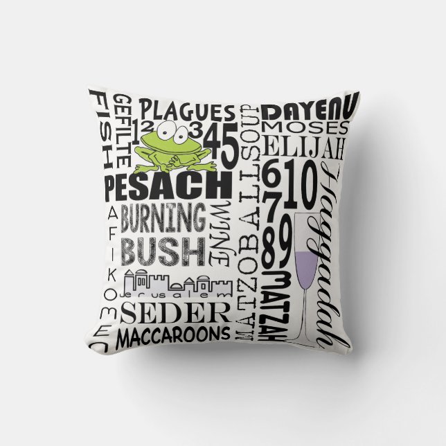 Pillow "Dayenu Pillow", Pillow, 16/16 Kudde (Framsida)