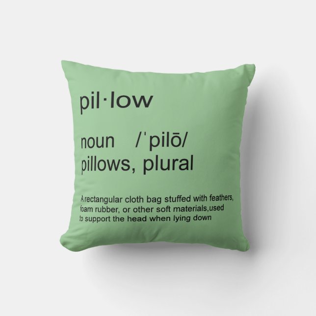Pillow-definitionsram Kudde (Framsida)
