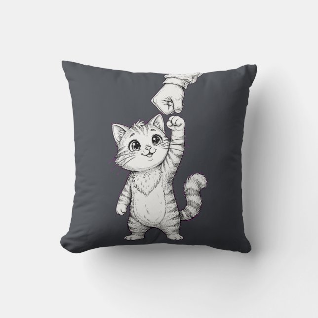 pillow - Fist Bump design  Kudde (Framsida)