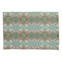 Pillow fodral med Grönt- och koppar-Gingko-utskrif