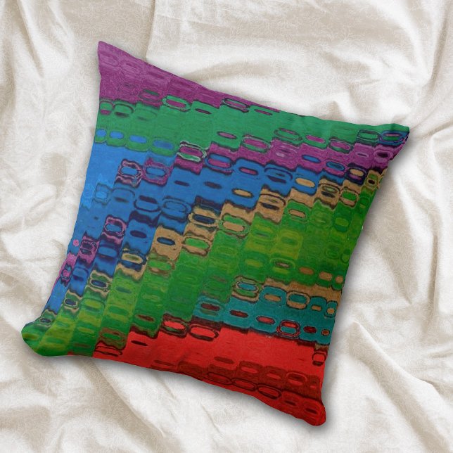 Pillow för abstrakt vid Färg Kudde (Skapare uppladdad)