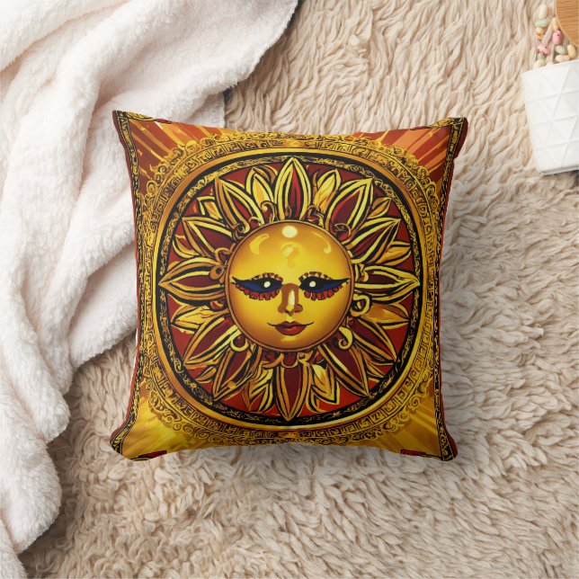 "Pillow för Anime Sol-kort" Kudde (Filt)