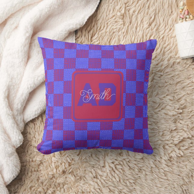 Pillow för Anpassningsbar av trendig Bedroom för F Kudde (Filt)