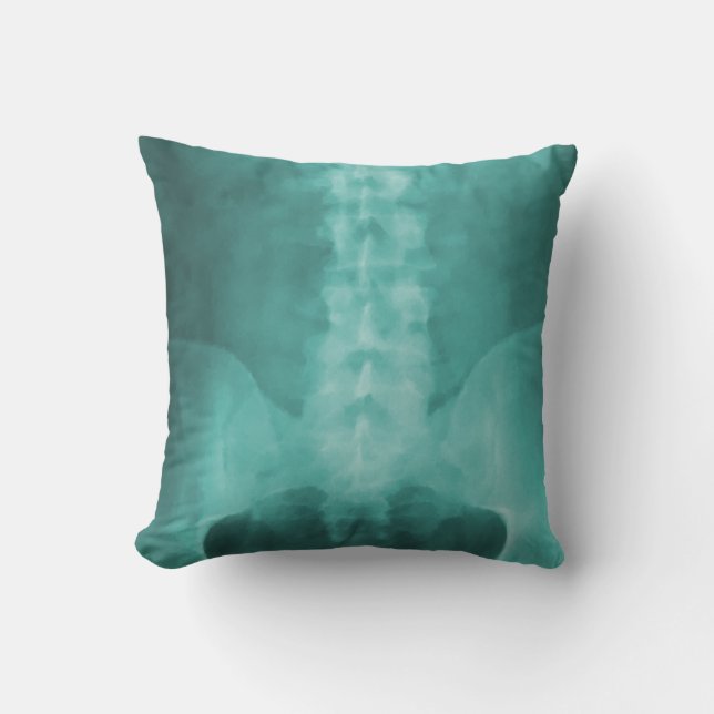 Pillow för Aqua Digital X-Ray Art Kudde (Framsida)