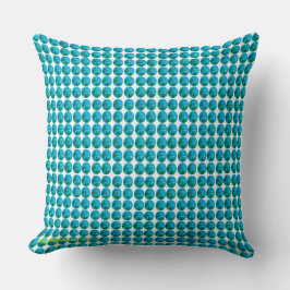 Pillow för Aqua Dot Cotton Kudde