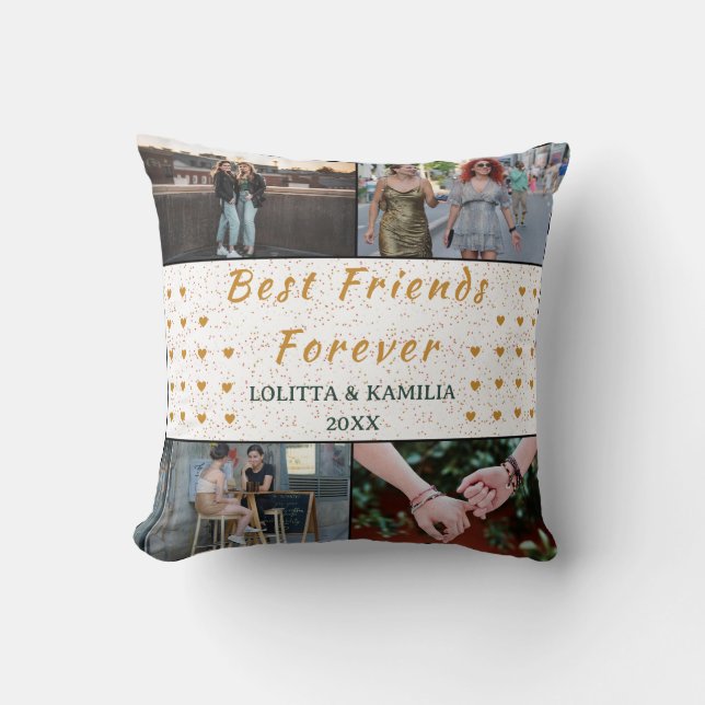 Pillow för bästa vänner för Anpassningsbarna Fotok Kudde (Framsida)