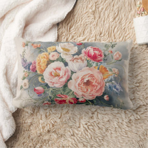 Pillow för det belgiska organet för Blommigt Lumbarkudde