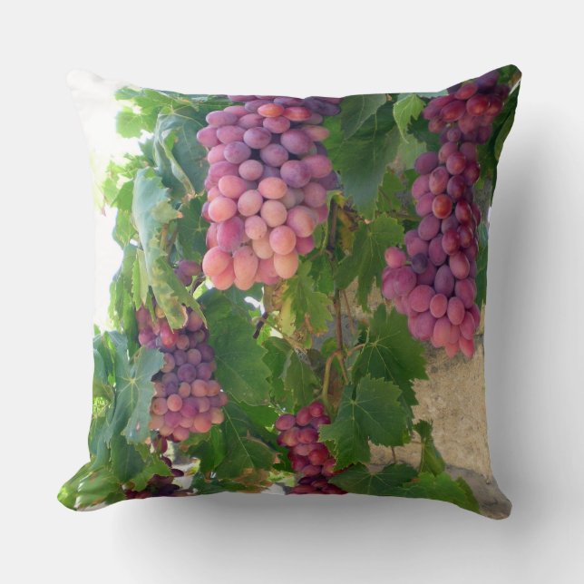 Pillow för druvor från vin kudde (Framsida)