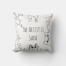 Pillow för färg & Cuddle