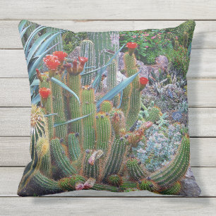 Pillow för färgad Desert Botanical Garden Cactus Kudde