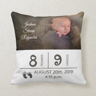 Pillow för födelseattest kudde