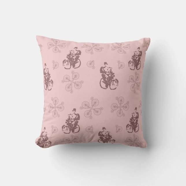 Pillow för Freedom Rosa Bicycle Pillow Kudde (Framsida)