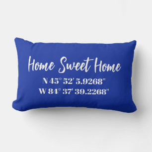 Pillow för GPS-koordinatens Anpassningsbar Lumbarkudde