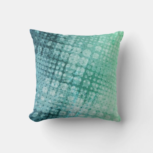 Pillow för Grönten Halfton-pup Mint Kudde (Framsida)