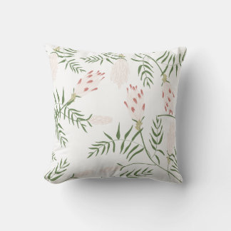 Pillow för Harmoniskt botaniskt utskriftsområde Kudde
