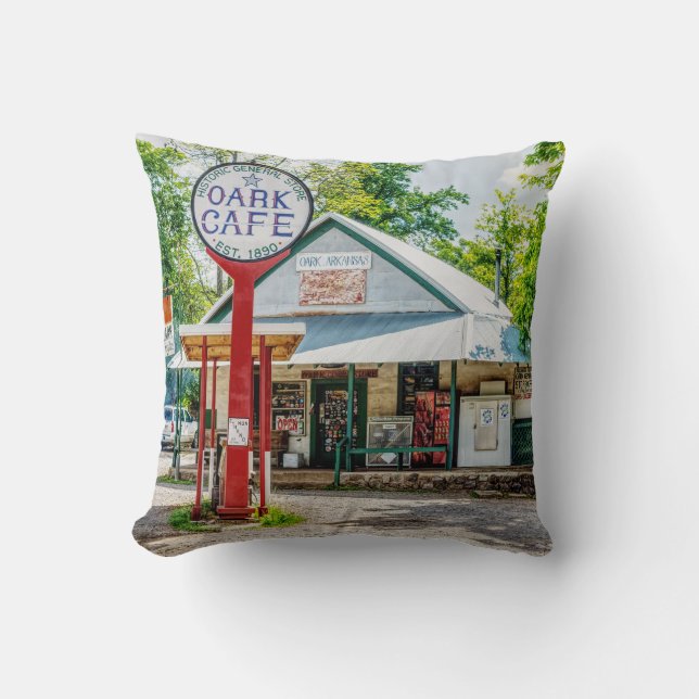 Pillow för historiskt Oark General Store Kudde (Framsida)