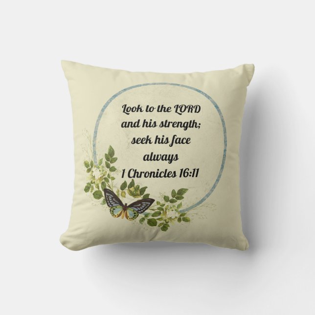 Pillow för inspirationsbibel verse kudde (Framsida)