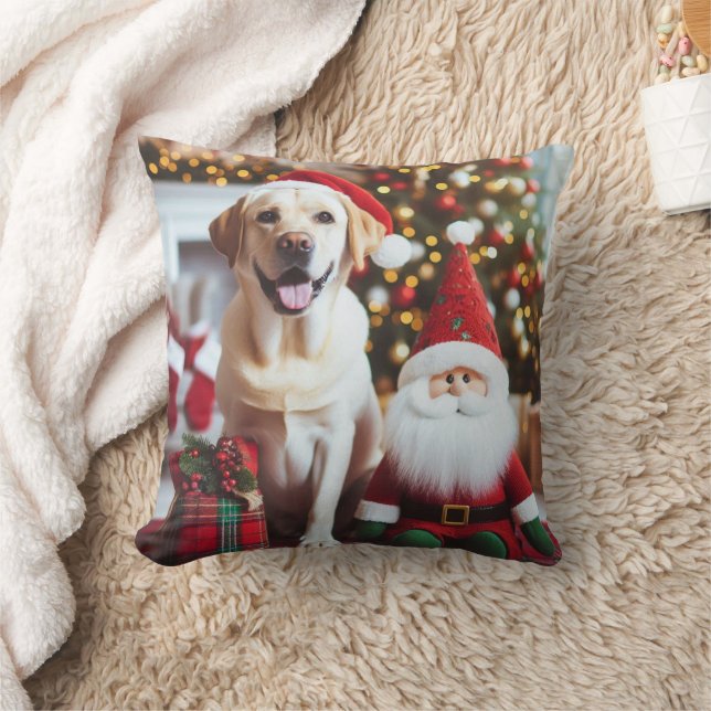 Pillow för jullabrador Retriever Kudde (Filt)