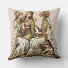 Pillow för konstnärligt etiskt mönster