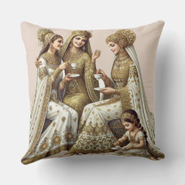 Pillow för konstnärligt etiskt mönster kudde