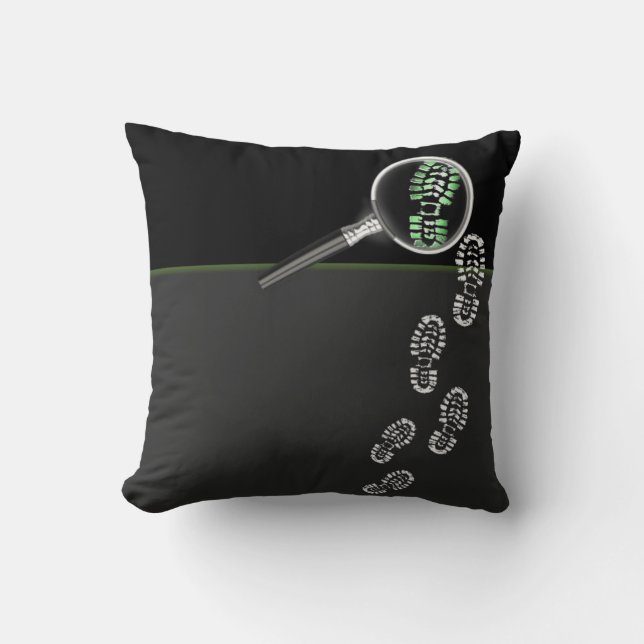 Pillow för kriminalvårdsutredare kudde (Framsida)