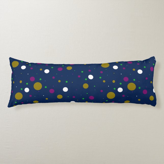 Pillow för kromatisk konfetti kroppskudde (Framsidan)