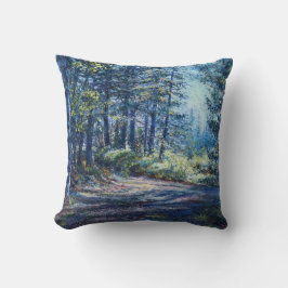 Pillow för "kvällsljus på spåret" kudde