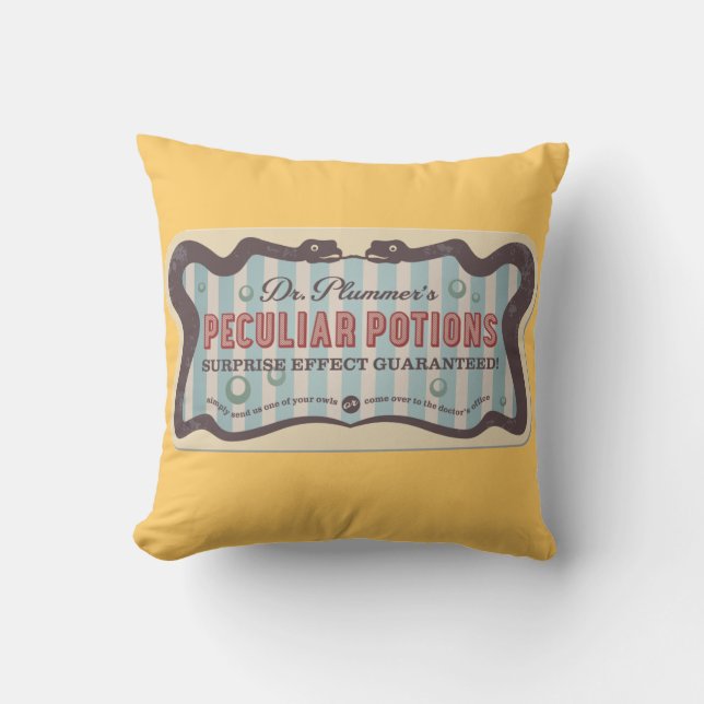 Pillow för märkliga inlägg kudde (Framsida)