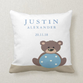 Pillow för meddelande om akut Nalle Kudde