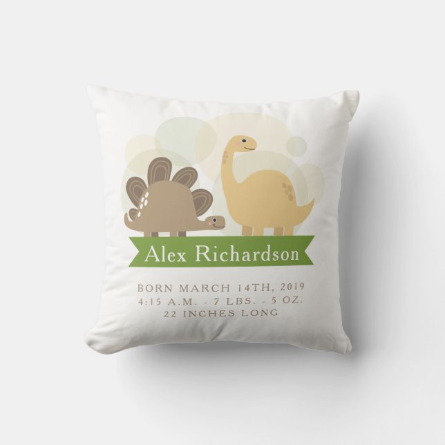 Pillow för meddelande om utfällning av Baby Kudde (Framsida)
