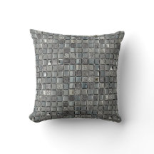 Pillow för metallplattor i Silver
