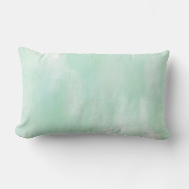 Pillow för Mint-Abstrakt Lumbarkudde (Framsida)