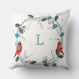 Pillow för Monogram andedräkt och Anpassningsbar a Kudde