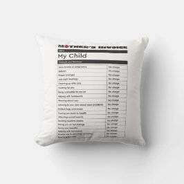 Pillow för mors dag Kärlek - gåva till Mamma Kudde