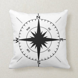 Pillow för Nautisk kompass Kudde
