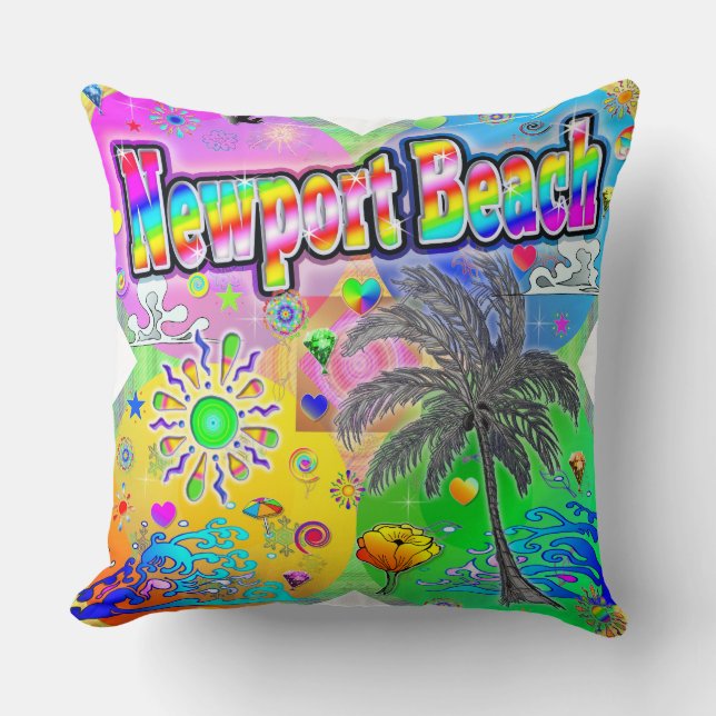 Pillow för Newport Beach Quadro Seasons Seasons Kudde (Framsida)