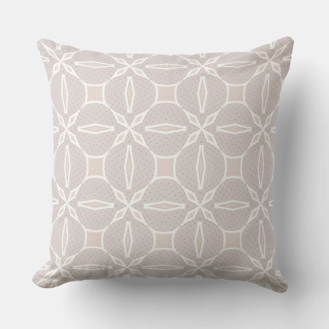Pillow för nuetala blå geometriska designer kudde (Framsida)