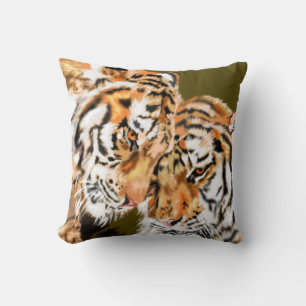 Pillow för par tiger kudde