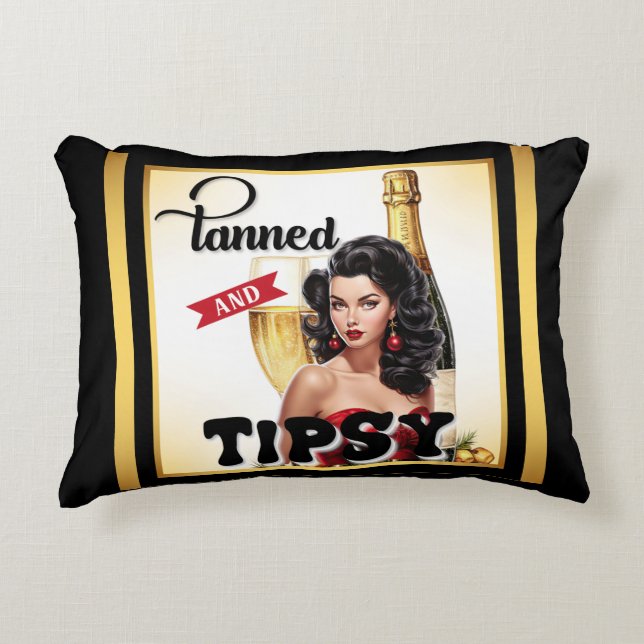 Pillow för Pinup av spaltgarvat och tipsigt Prydnadskudde (Framsidan)