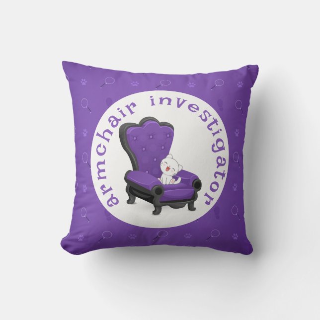 Pillow för polisutredningen kudde (Framsida)