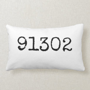 Pillow för postnummer för personlig   Personlig  Lumbarkudde