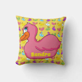 Pillow för rosa Anka Kudde