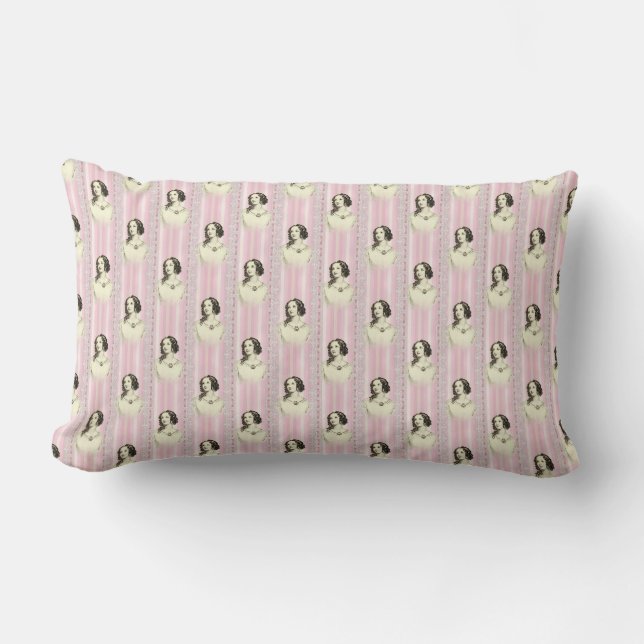 Pillow för Rosa i Dam Lumbarkudde (Framsida)