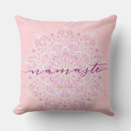 Pillow för rosa Namaste pasta Kudde
